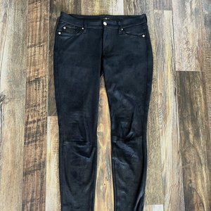 7 For All Mankind Waxy Skinny Low Rise Jean